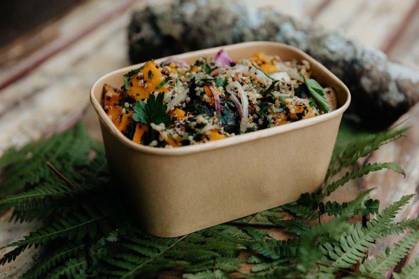 Boxed Sesame Roasted Pumpkin Parsley Quinoa (GF)(VE)(DF)