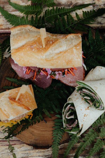 Retreat Chefs selection Baguette & your choice snack