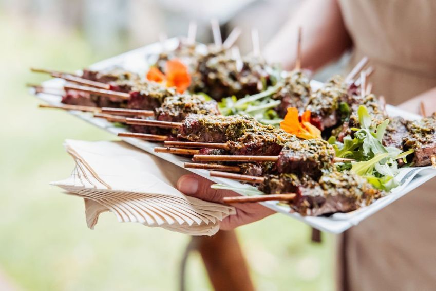 Boxed  Beef Skewers with Chimichurri DF GF