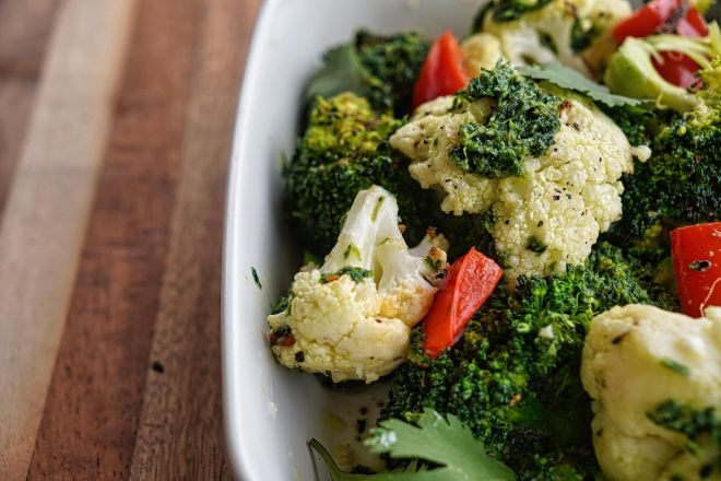 Roasted Vegetables With Bagnet Vert