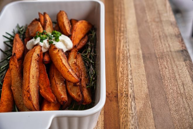 Garlic & Rosemary Potatoes