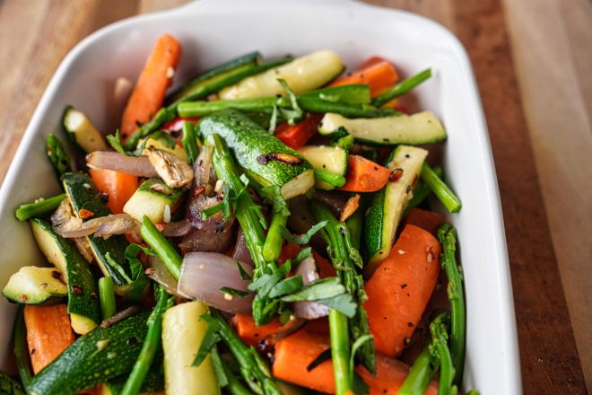 Roasted Spring Vegetables