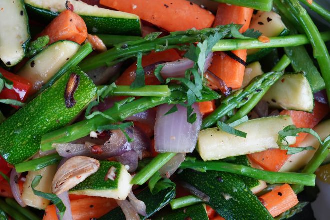 Roasted Spring Vegetables