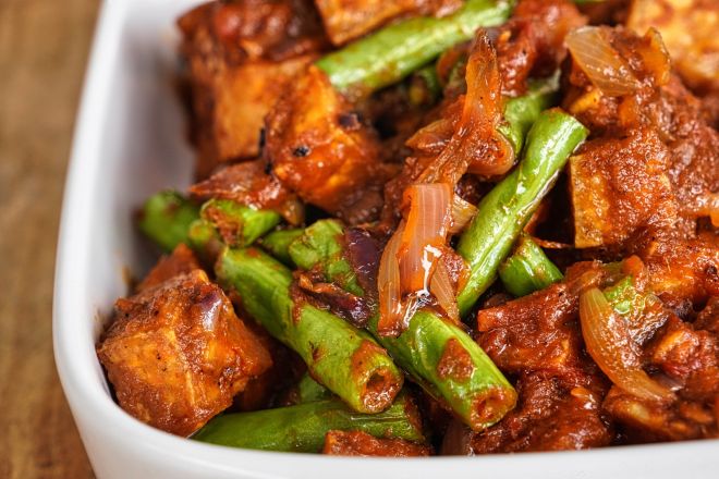 Spicy Tofu-Tempeh Casserole