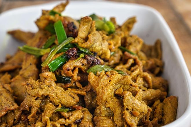 Beef Satay Goreng