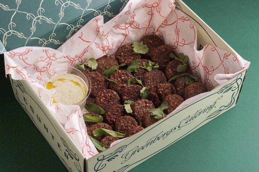 Falafel with Green Tahini 