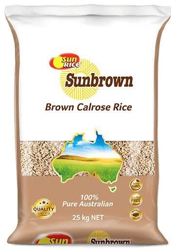 Sunrice Brown Rice 25kg