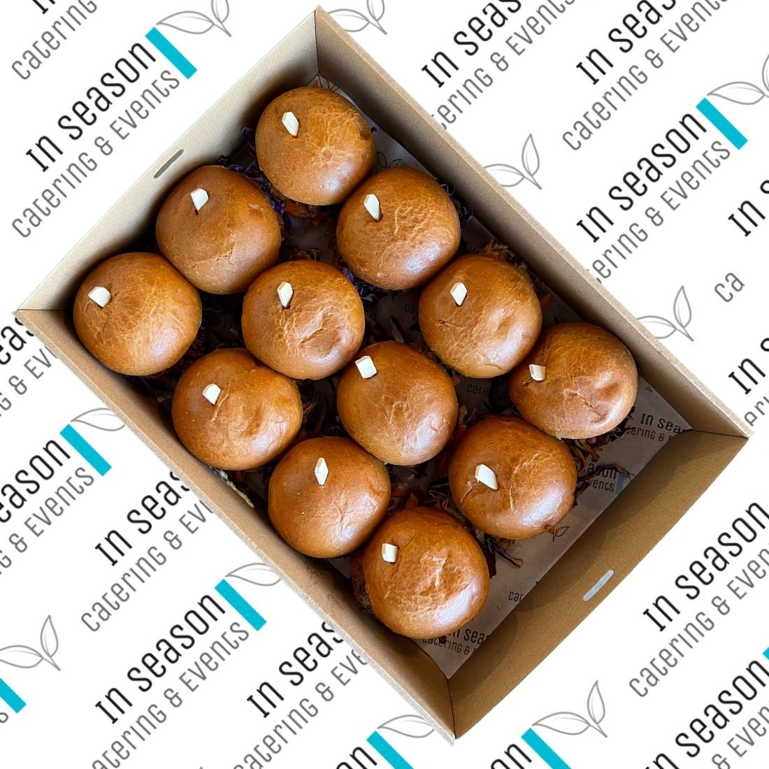 Pulled Beef Brioche Sliders Platter Box (12pc)