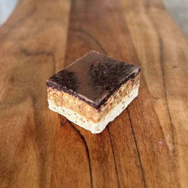 Raw Salted Caramel Slice