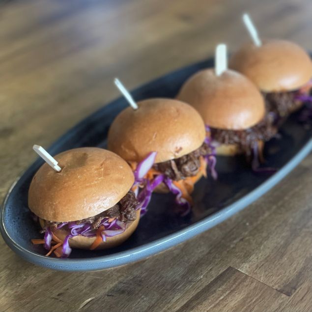 Pulled Beef Brioche Sliders Platter Box (12pc)