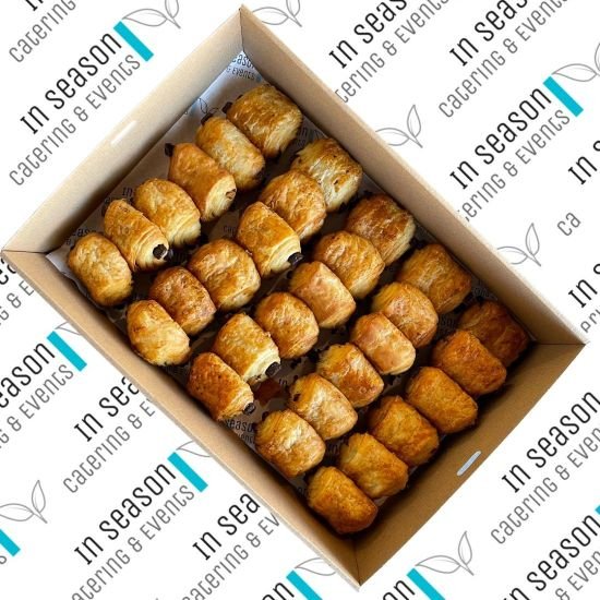 Mini Chocolate Croissant Platter Box (32pc)