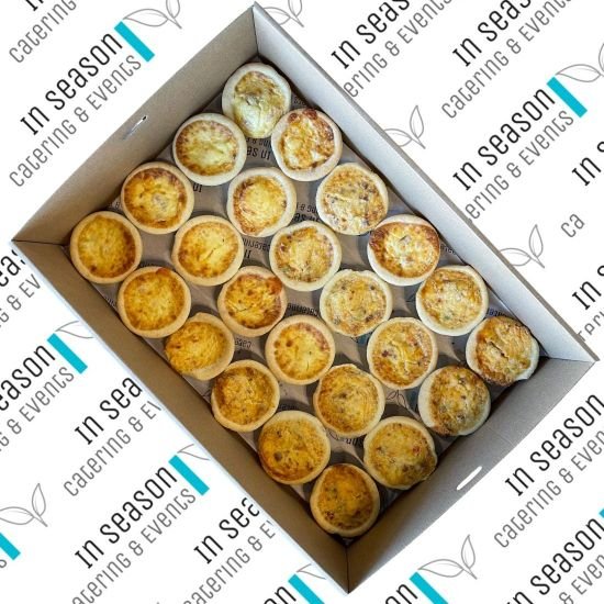 Mini Quiche Platter Box (24pc) 