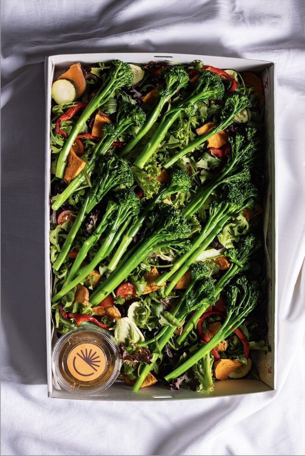 Salad Box of Roasted Broccolini Salad