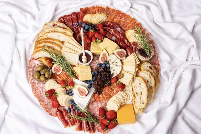 Extra Large Charcuterie and International Cheese Share Platter