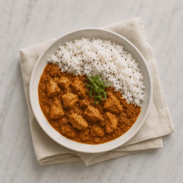 Butter Chicken Curry with Jasmine Rice