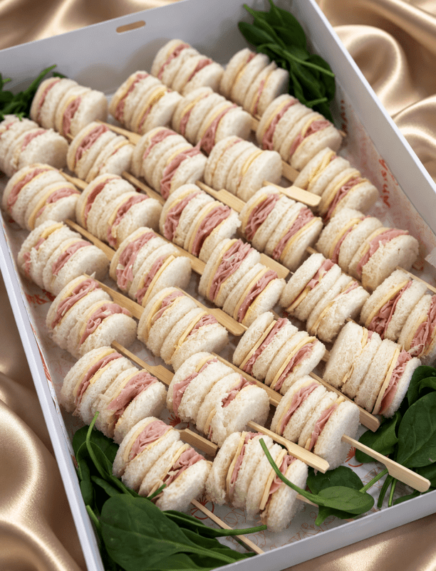 Ham & Cheese Sandwich Skewers – Box of 30