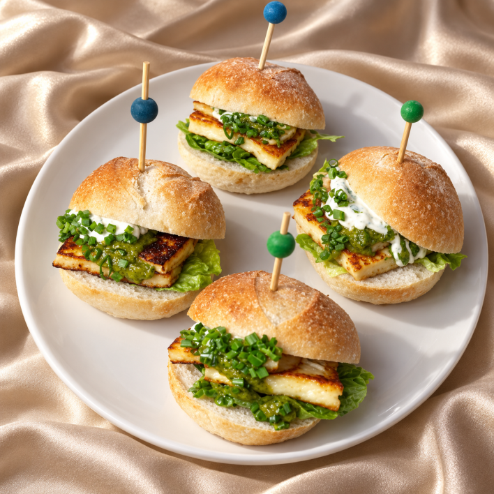 Halloumi Burgers – Box of 24