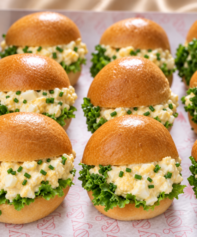 Egg & Lettuce Brioche Buns – Box of 24