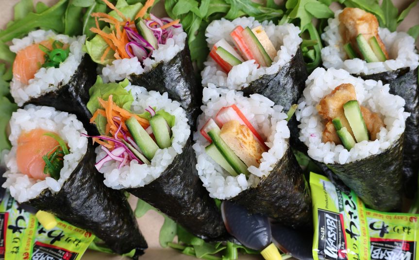 Sushi Takeaway Wasabi Just Eat Wasabi Home Bento Japanese Fried