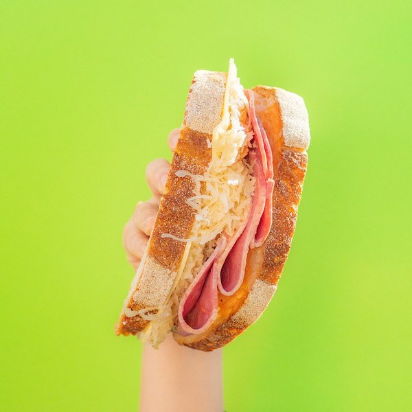 Corned Beef & Sauerkraut Sandwich Lunch Catering Melba