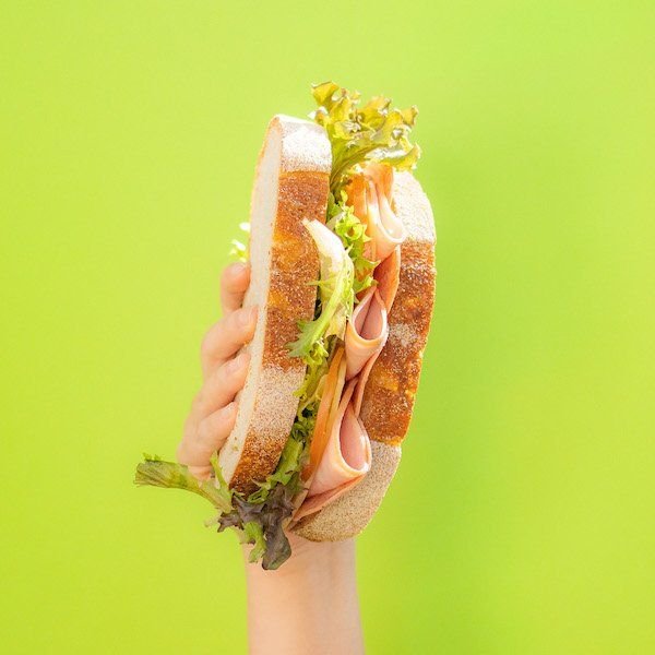 Italian Jamon & Salami Sandwich Lunch Catering Melba