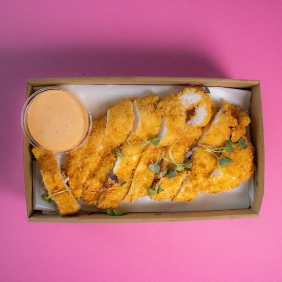 Panko Crumbed Chicken Tenders with Chipotle Mayo