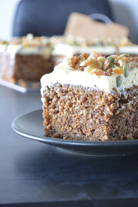 Carrot Cake Gluten Free Slice