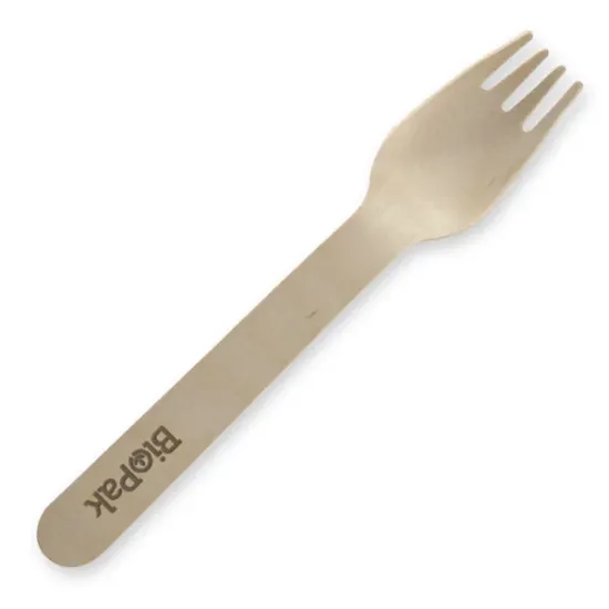 Biopack Wooden Fork - 10 Pack