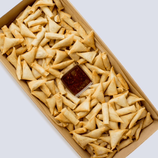 Mini Spring Rolls & Samosas