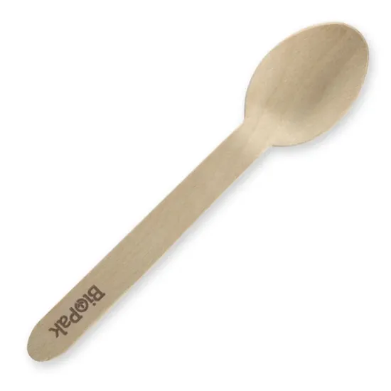 Biopack Wooden Spoons - Pack of 10