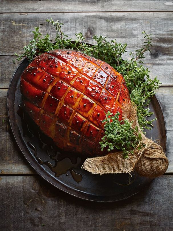 Glazed Manhattan Ham - Cherry, Rye whiskey & Sweet Vermouth glaze 