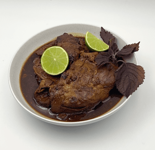 Slow cooked sticky star anise pork shoulder 