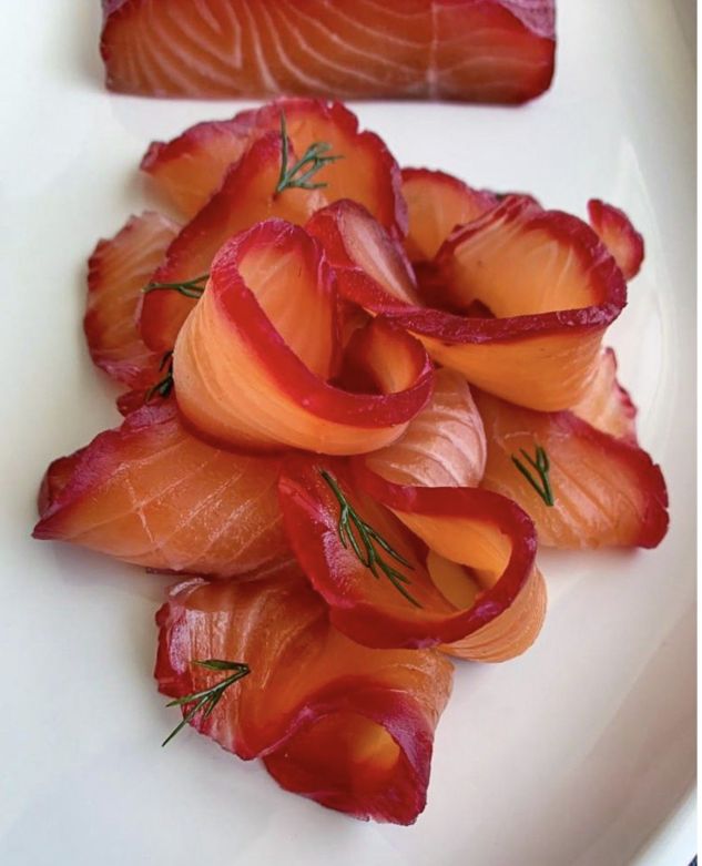 NZ Ora King Salmon Gravlax cured w Old Salt Gin & Tasmanian Pepperberry - 250g