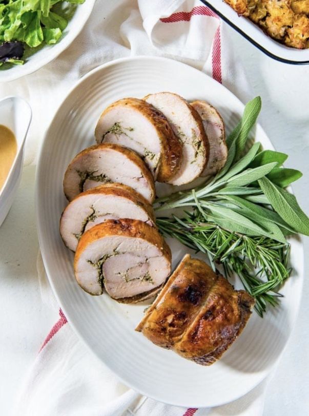 Turkey Ballontine w Sage & Cranberry Stuffing & Turkey Gravy - Serves 8-10+