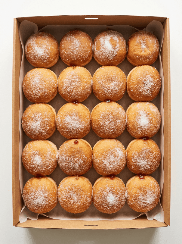 Classic Hot Jam Donuts