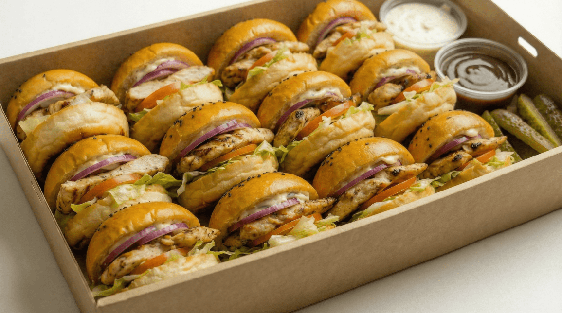 Grilled Chicken Sliders - 12 PCS
