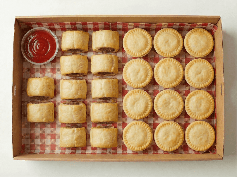 Classic Party Pie & Roll Platter