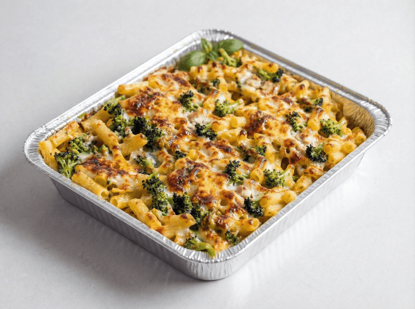 Creamy Chicken & Broccoli Penne Bake