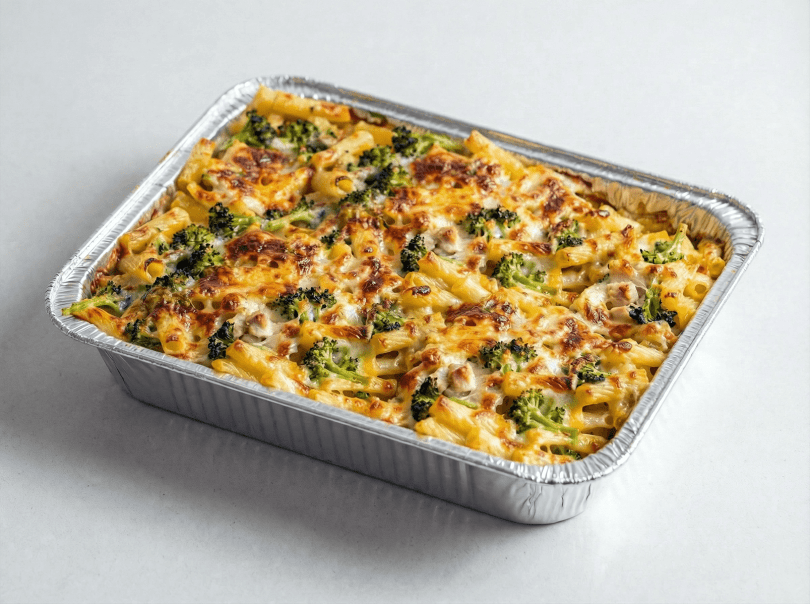 Creamy Chicken & Broccoli Penne Bake