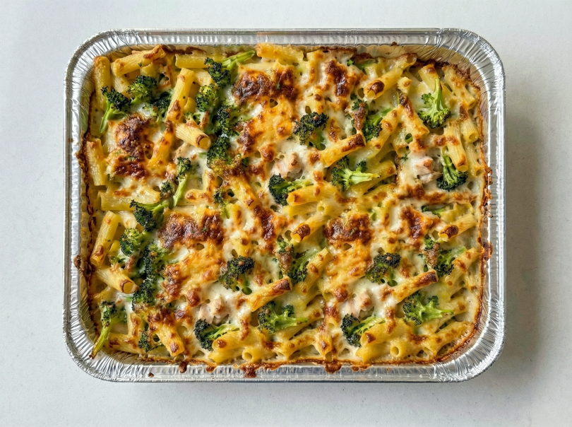Creamy Chicken & Broccoli Penne Bake