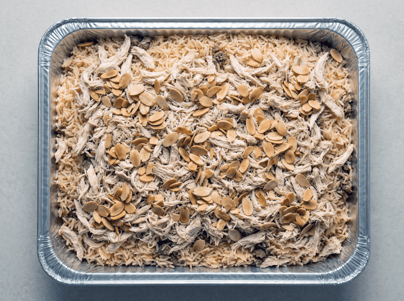 Traditional Riz a Djej (Chicken & Spiced Rice)
