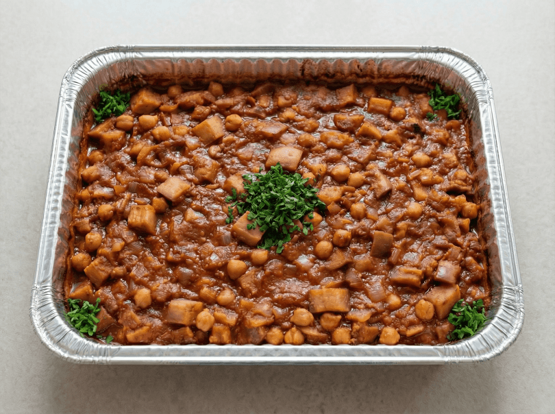 Moussaka Batenjen (Eggplant & Chickpea)