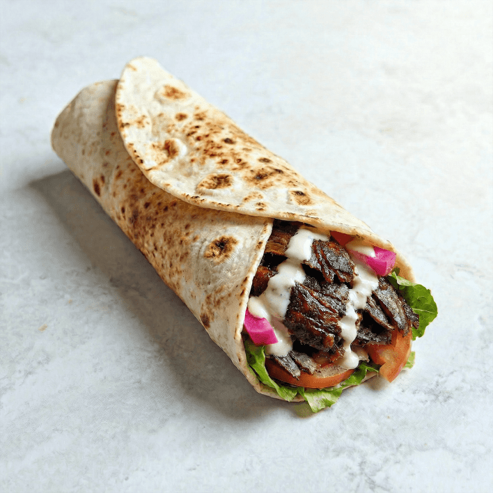 Lamb Shawarma Wraps Platter