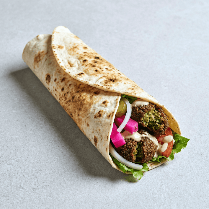 Falafel Wrap Platter