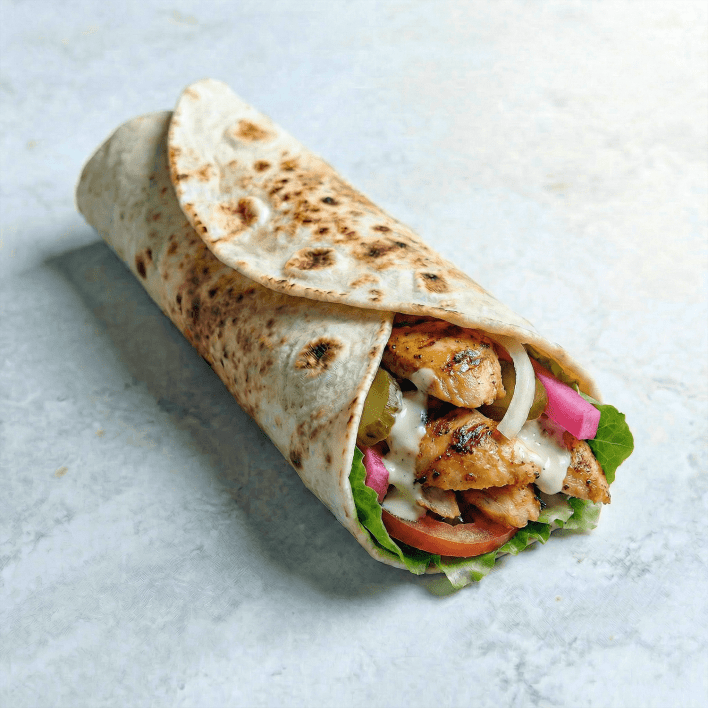 Chargrilled Chicken Wraps Platter