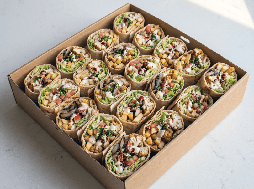 Cauliflower Wrap Platter