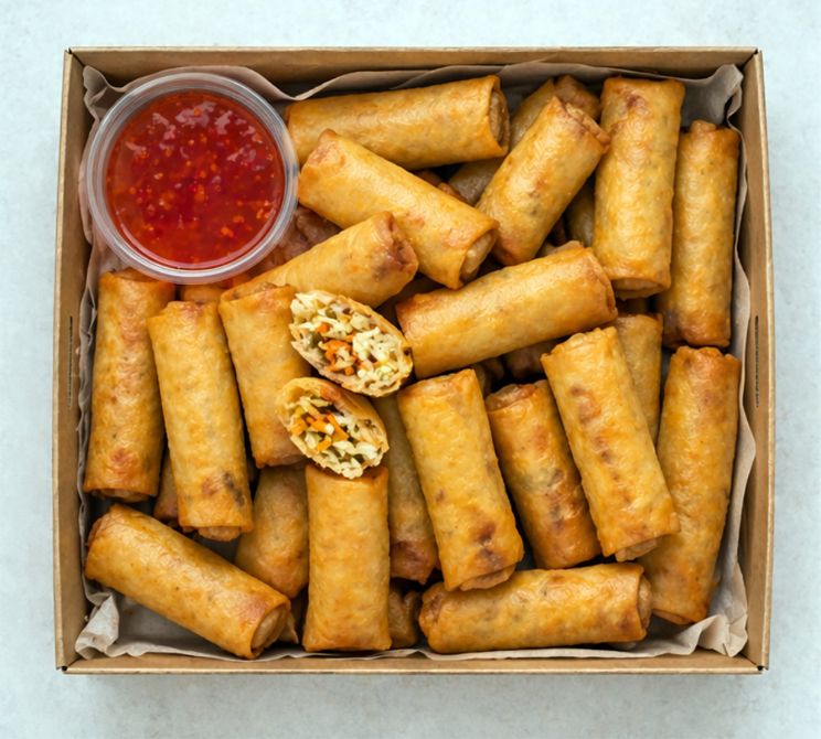 Crispy Vegan Spring Rolls (GF) - Large