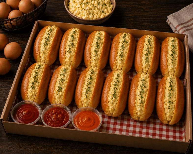 Creamy Egg, Cheese & Chive Breakfast Rolls