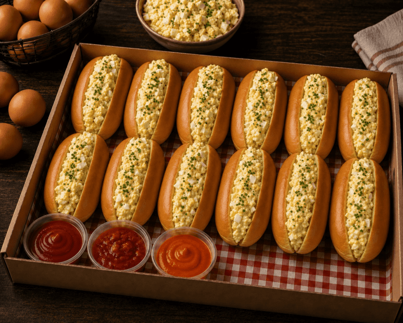 Creamy Egg, Cheese & Chive Breakfast Rolls