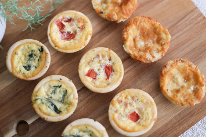 Mini Egg and Bacon Quiche
